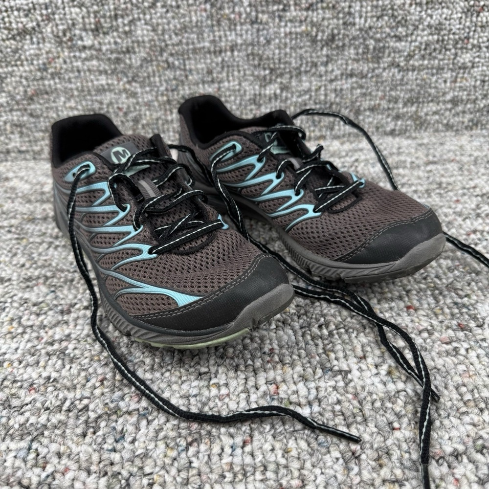 Merrell Bare Access Arc 4 Shoes Womens 6.5 Running Hiking Black Blue J03934